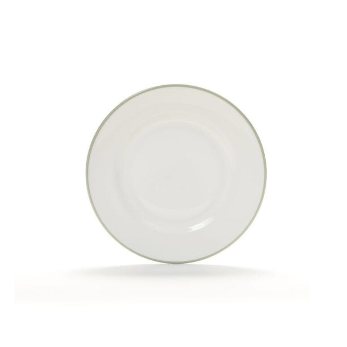 Simple Rim fine bone china pudding plate
