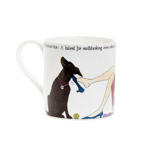 'The Multitasker' Tottering-by-Gently fine bone china mug