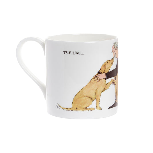 'True Love' Tottering-by-Gently fine bone china mug