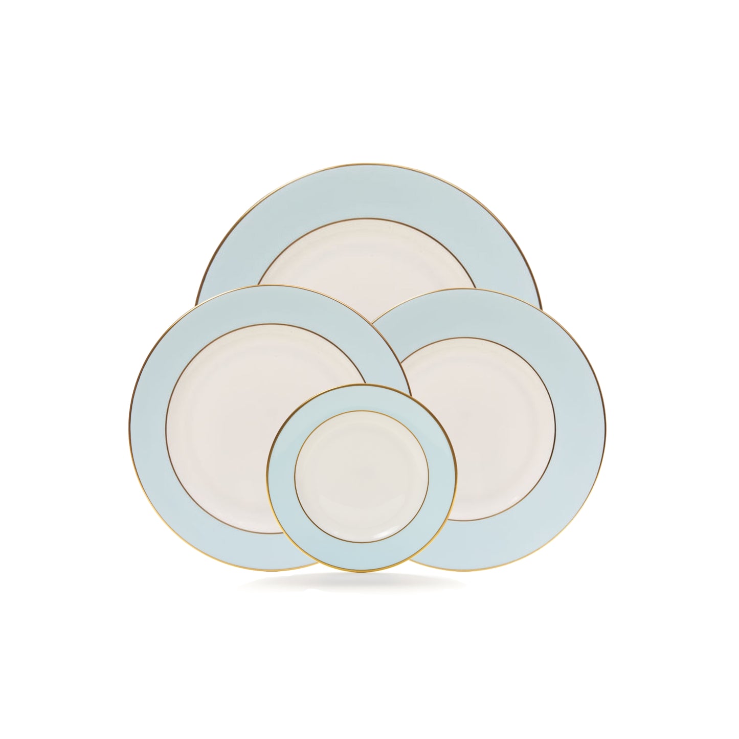 Sky Blue fine bone china dinnerware set