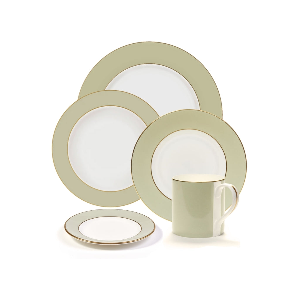 Eau de Nil fine bone china dinner plate