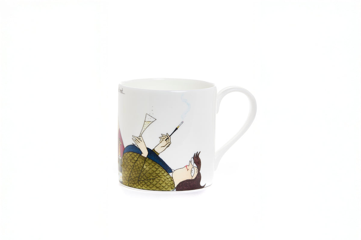 'The Multitasker' Tottering-by-Gently fine bone china mug