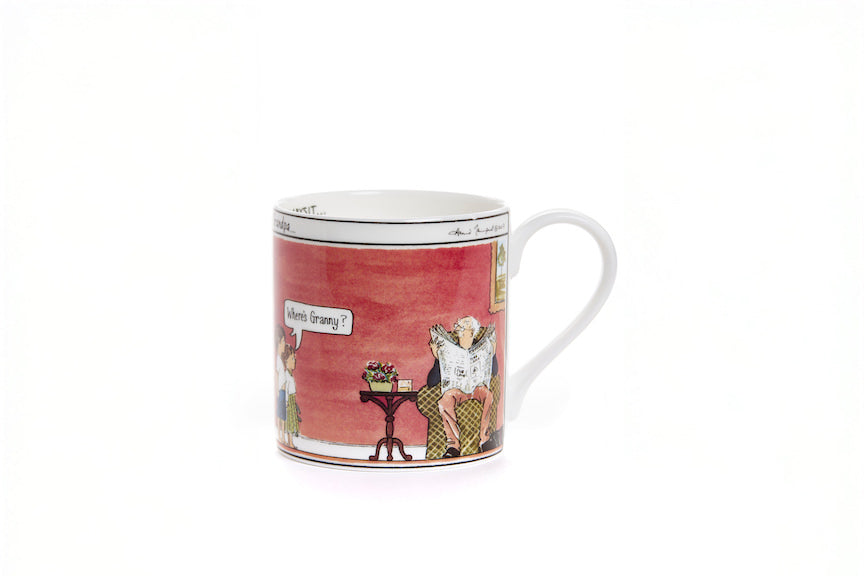 The Domestic Goddess – set of 3 Tottering-by-Gently fine bone china mugs