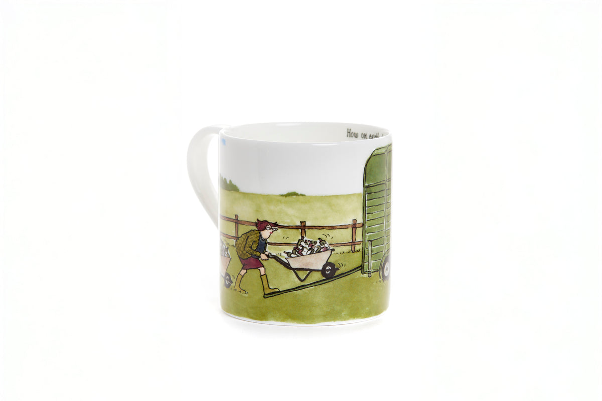 'The Bottlebank' Tottering-by-Gently fine bone china mug