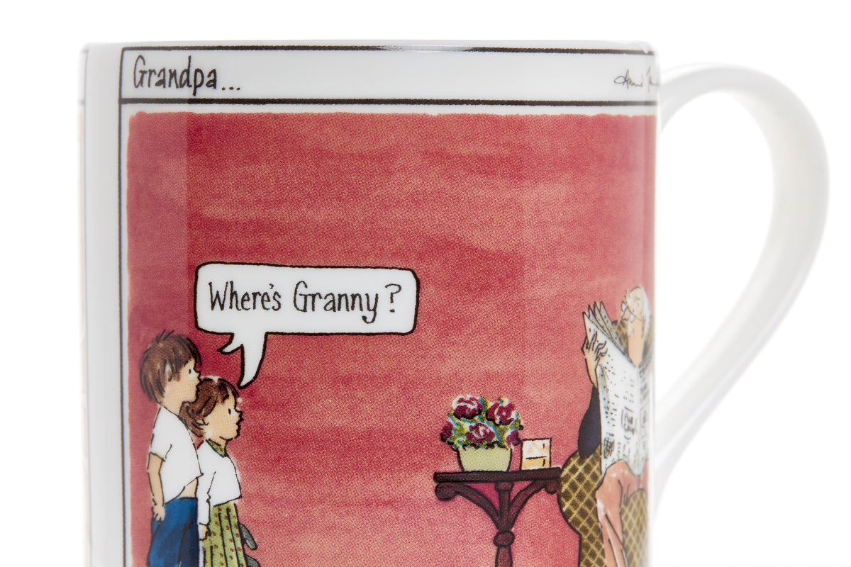 Set of Six Tottering-by-Gently fine bone china mugs