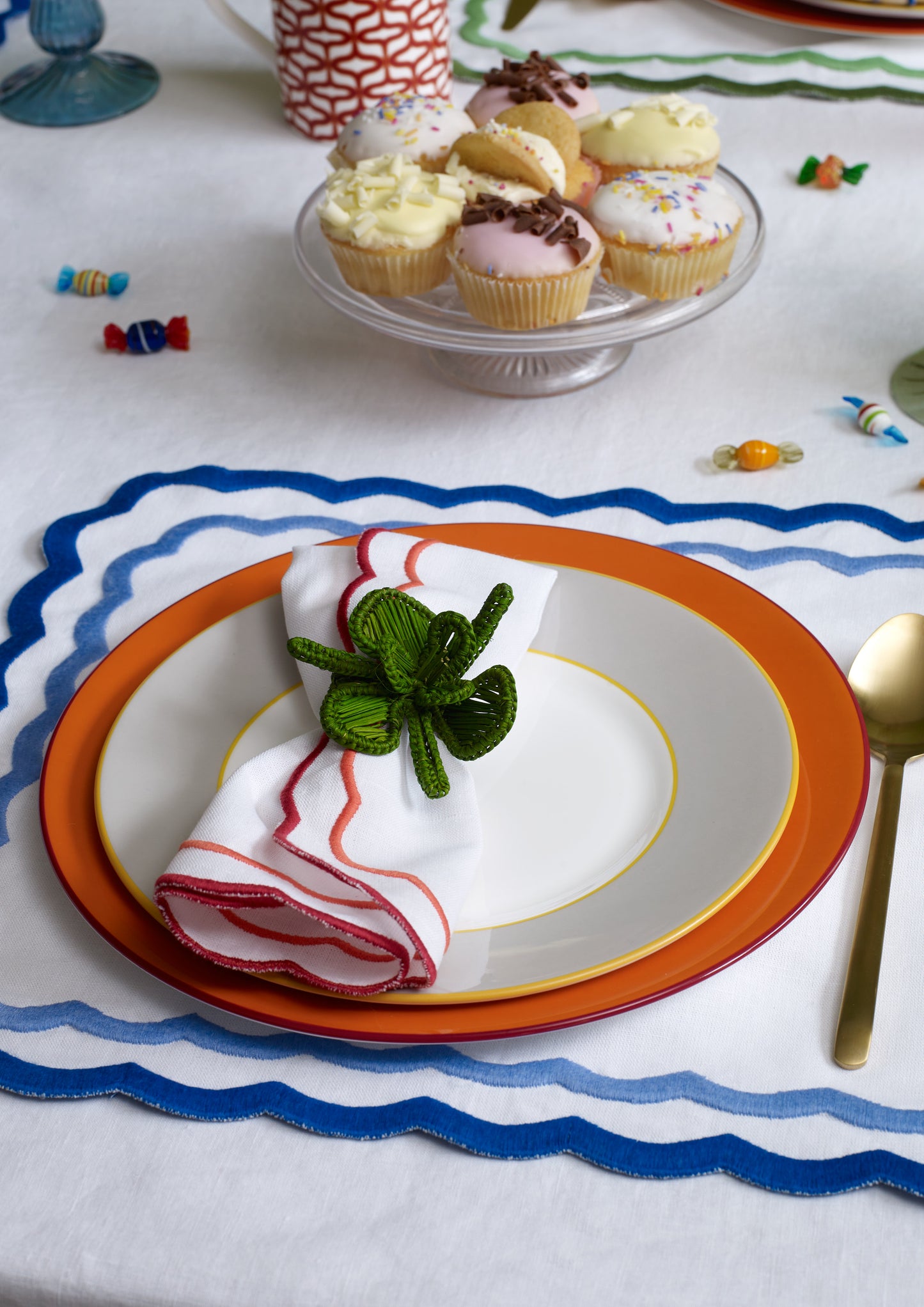 SECOND Smoke fine bone china dinner plate