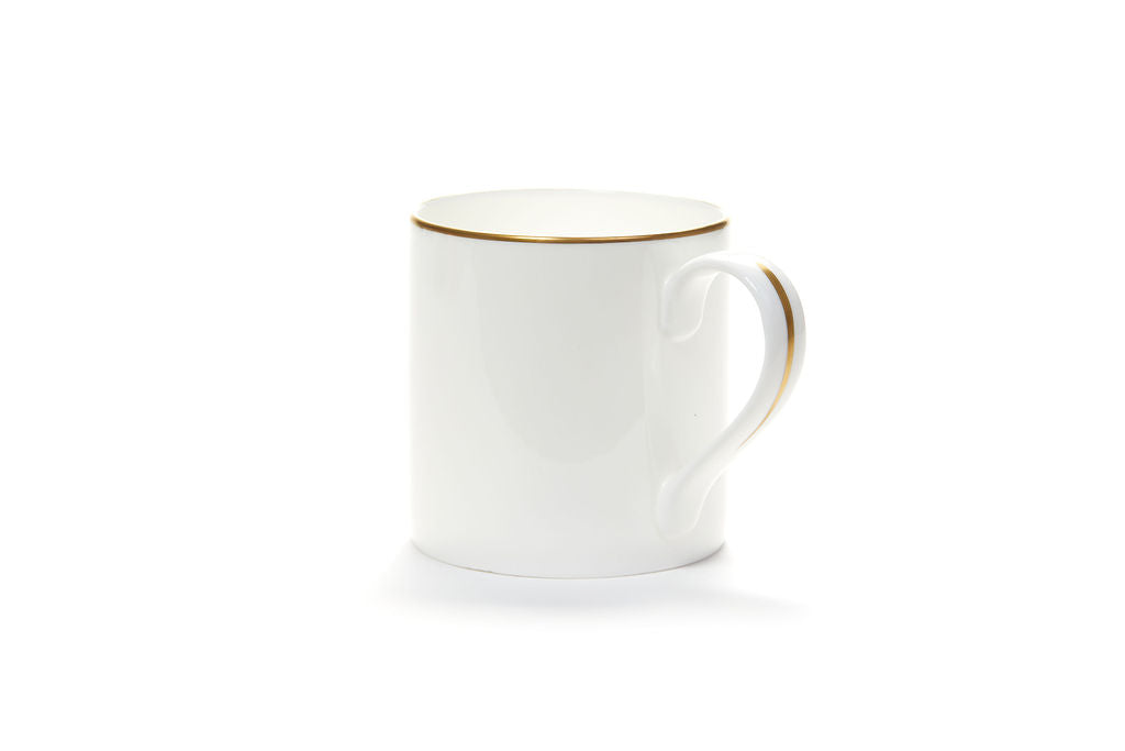 Pair of classic fine bone china mugs