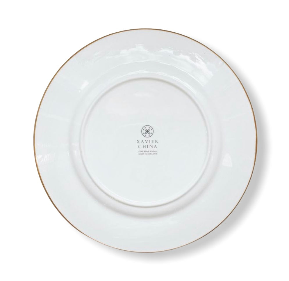 Sky Blue fine bone china dinner plate (T&A)