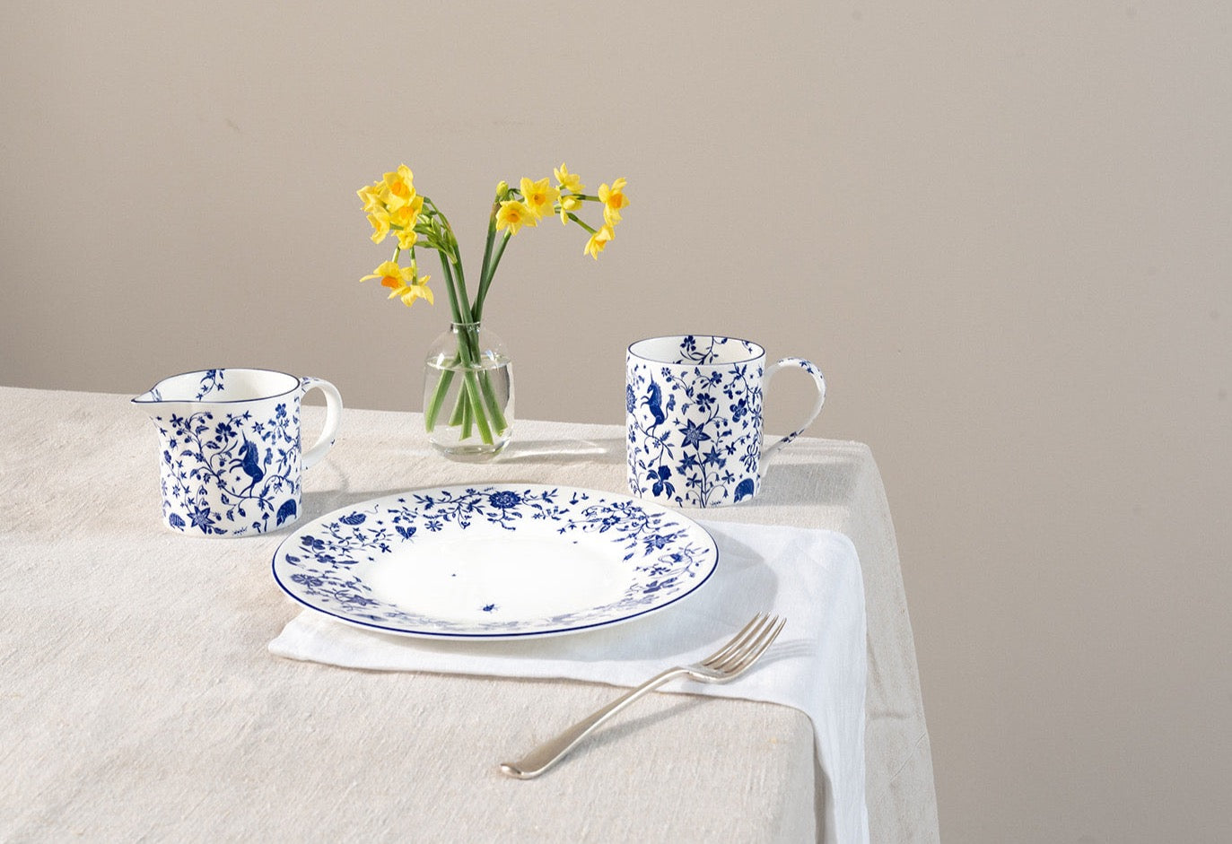 Millefleur fine bone china milk jug