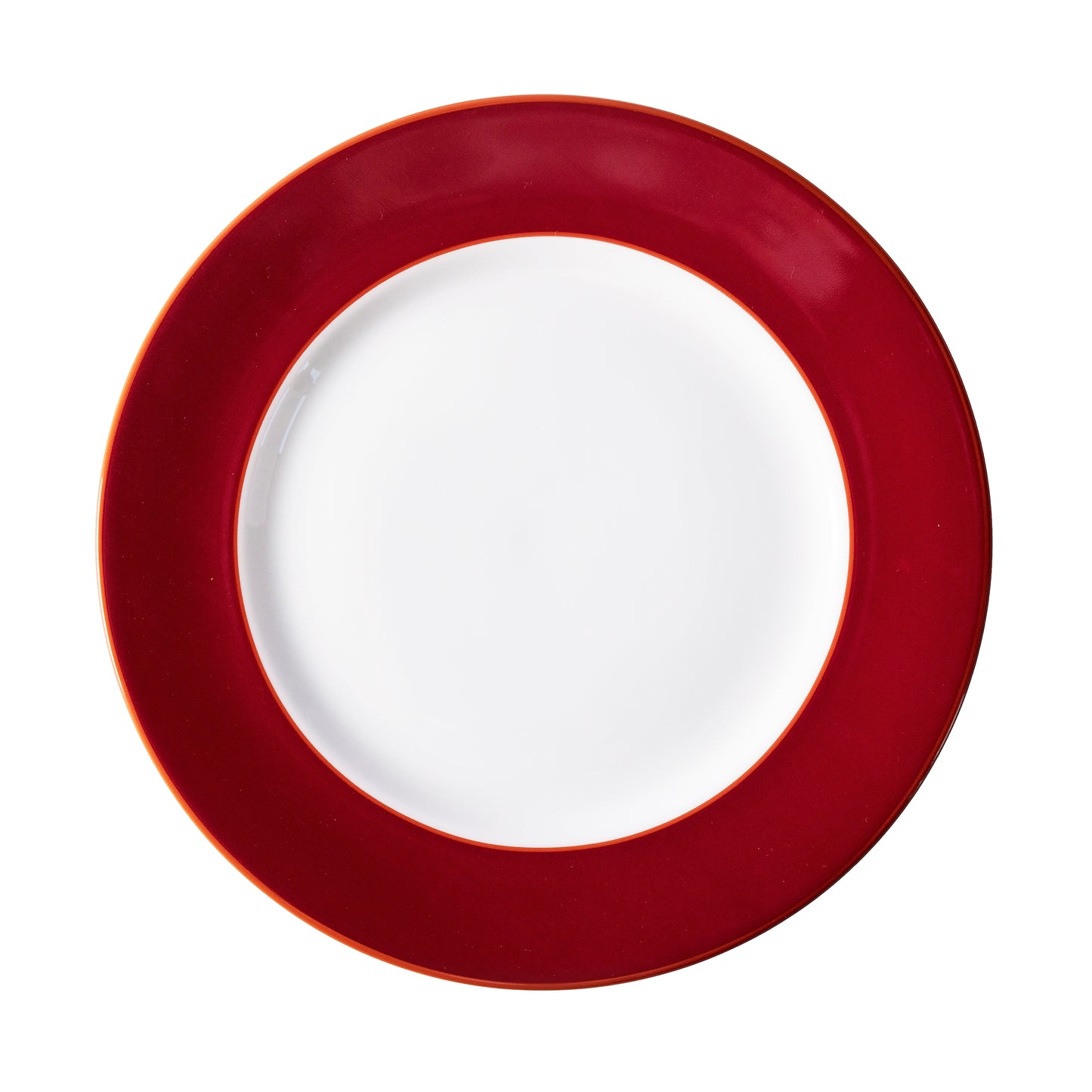 Raspberry fine bone china dinner plate