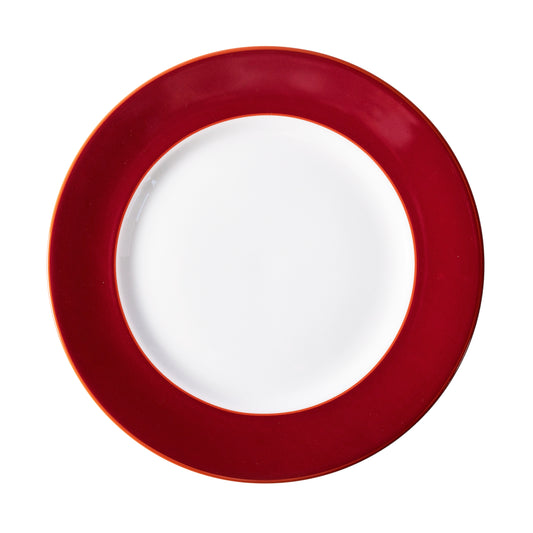 Raspberry fine bone china dinner plate