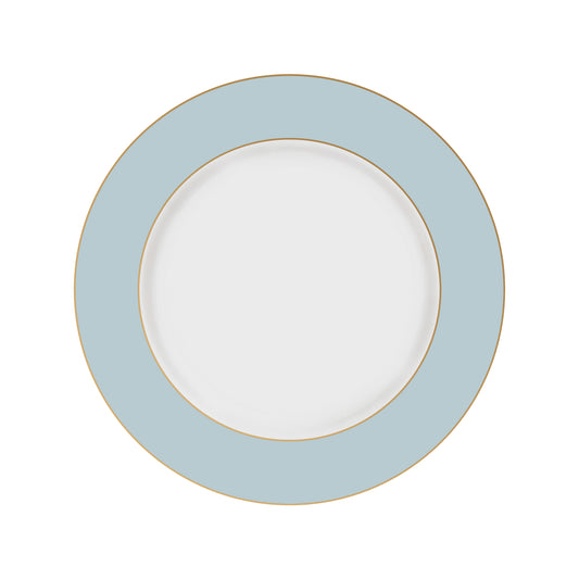 Sky Blue fine bone china dinner plate