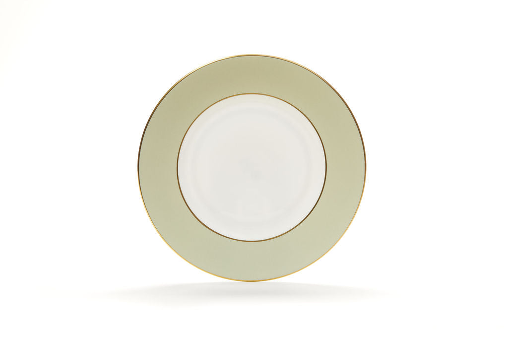 Eau de Nil fine bone china pudding plate