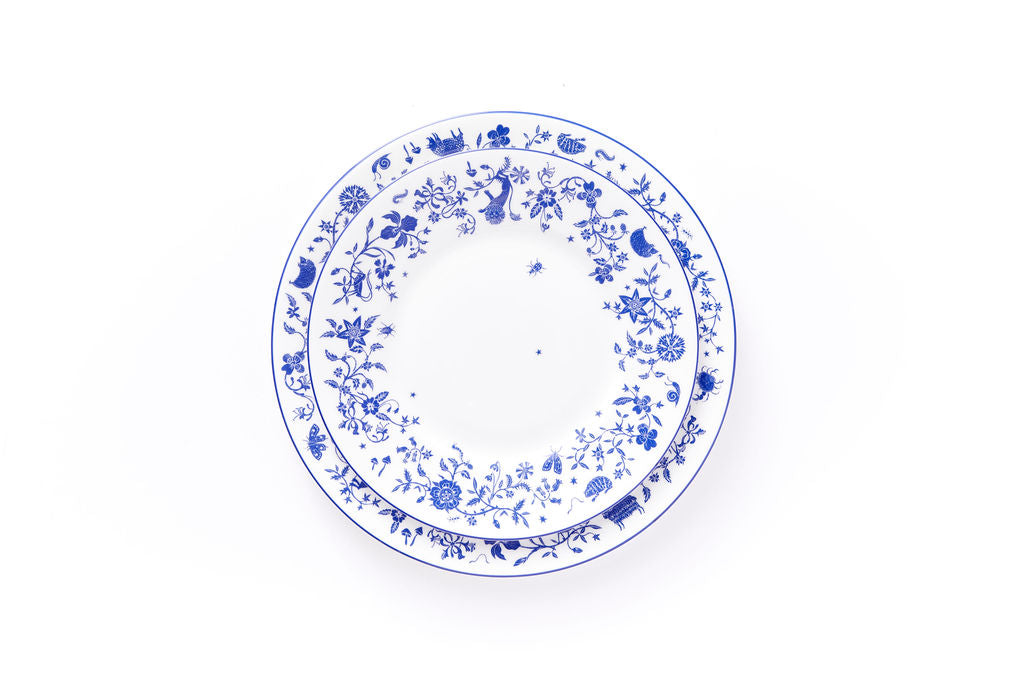 Millefleur fine bone china dinner plate