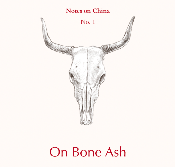Notes on China No. 1: On Bone Ash