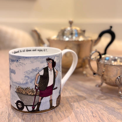 'The Gardener' Tottering-by-Gently fine bone china mug