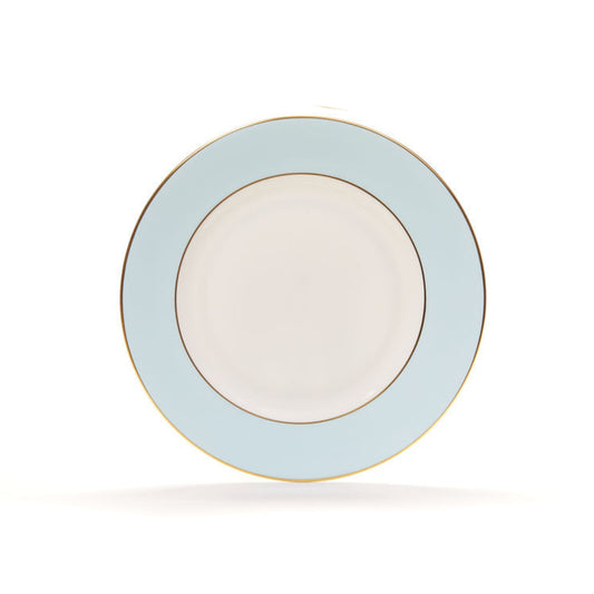 Sky Blue fine bone china dinner plate