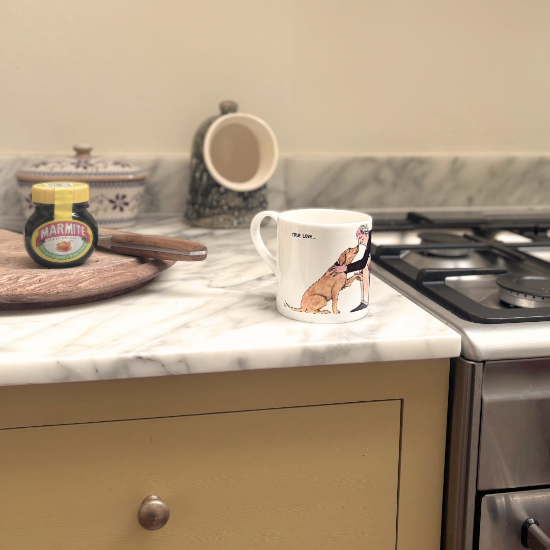 'True Love' Tottering-by-Gently fine bone china mug