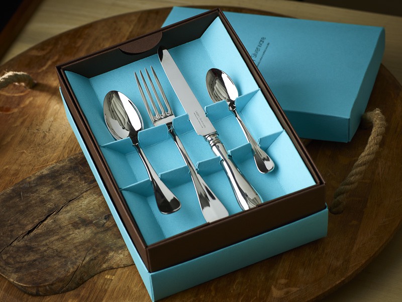 Baguette silver plated flatware cutlery
