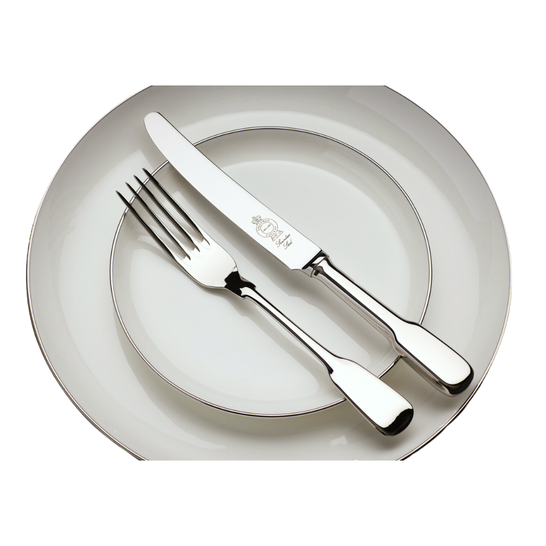 Plain Fiddle silver plated flatware cutlery