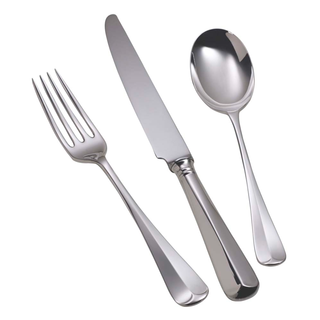 Rattail silver plated flatware cutlery