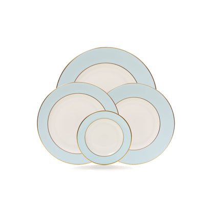 Sky Blue fine bone china dinnerware set
