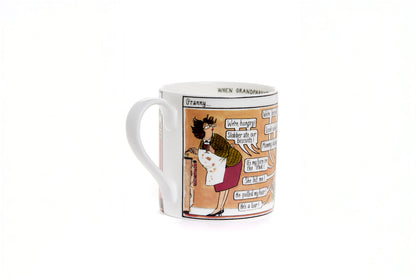 The Domestic Goddess – set of 3 Tottering-by-Gently fine bone china mugs