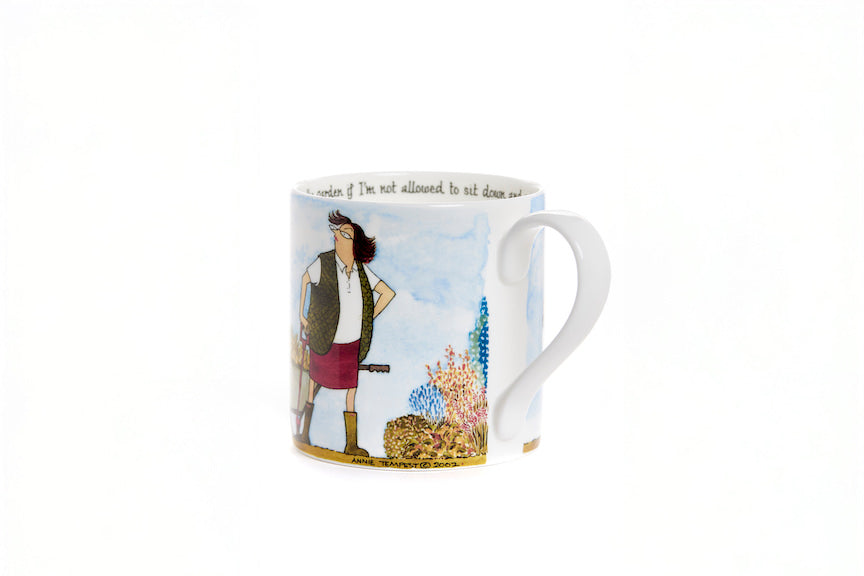 The Domestic Goddess – set of 3 Tottering-by-Gently fine bone china mugs