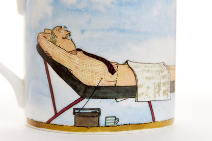 The Domestic Goddess – set of 3 Tottering-by-Gently fine bone china mugs