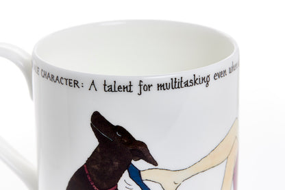 The Domestic Goddess – set of 3 Tottering-by-Gently fine bone china mugs