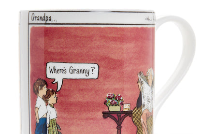 The Domestic Goddess – set of 3 Tottering-by-Gently fine bone china mugs