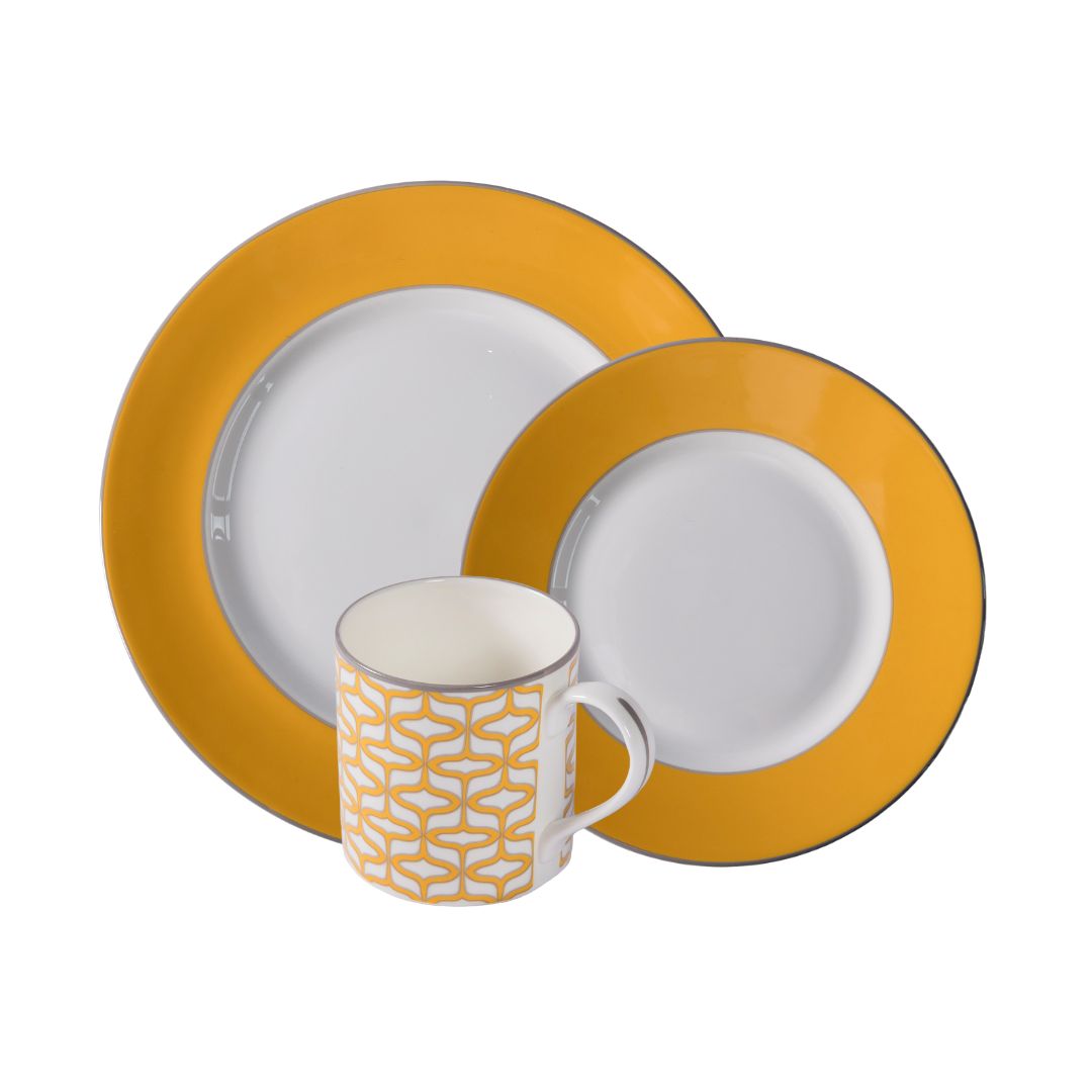 Yolk fine bone china tableware set