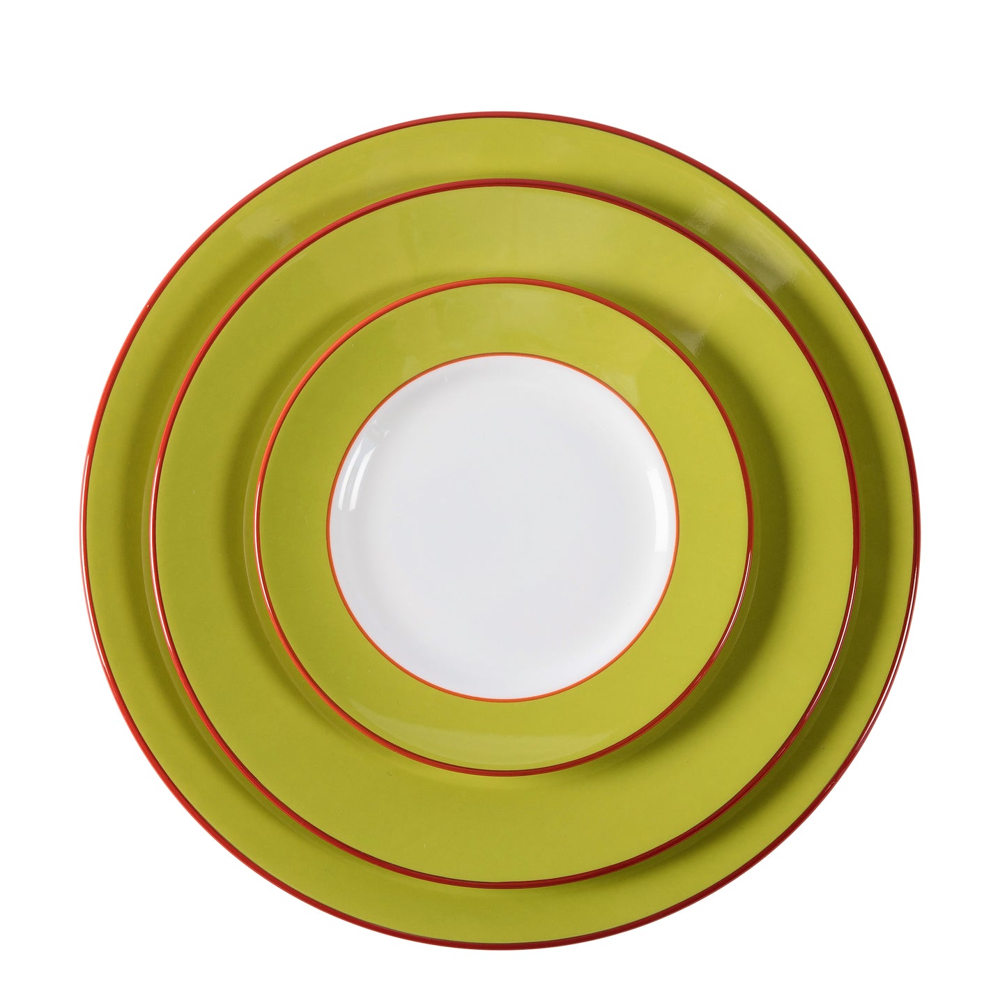 Peridot fine bone china pudding plate