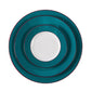 Teal fine bone china side plate