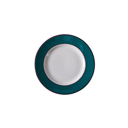 SECOND Teal fine bone china side plate