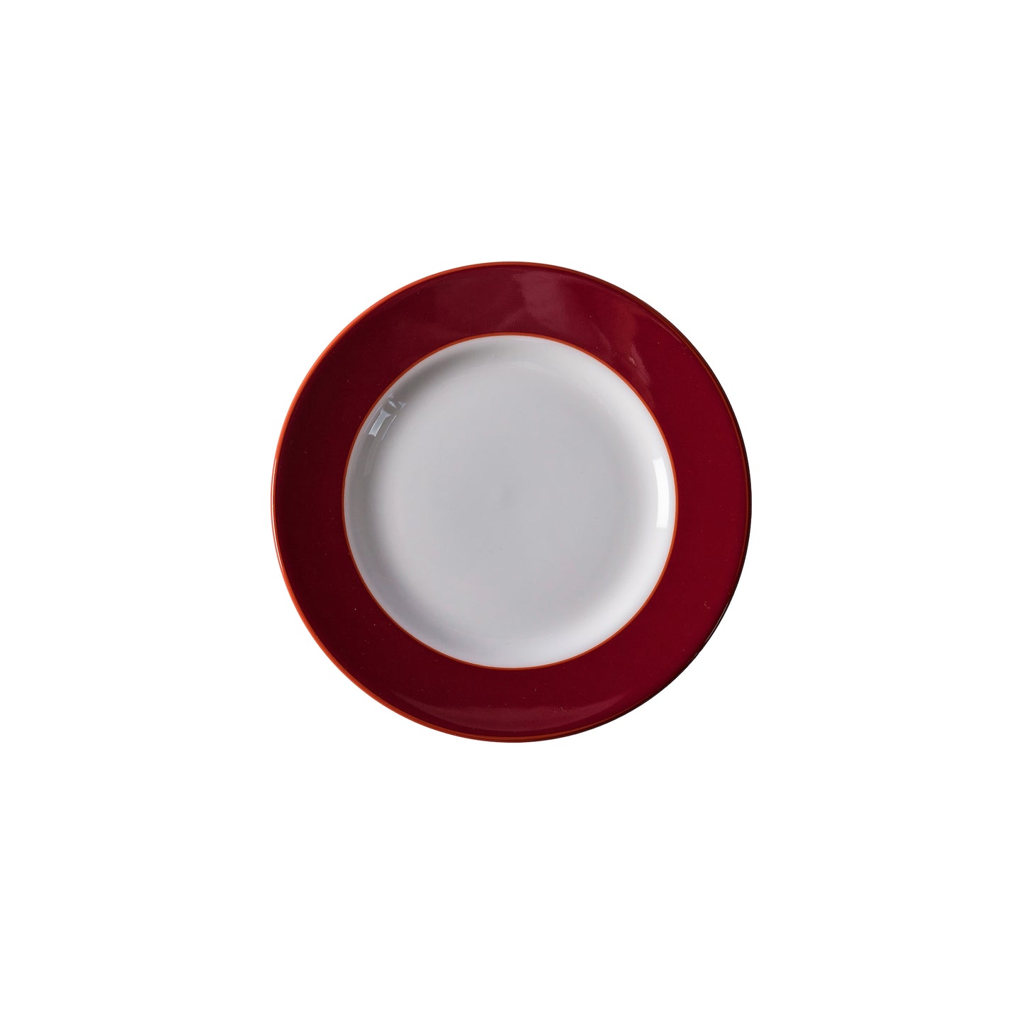 Raspberry fine bone china side plate
