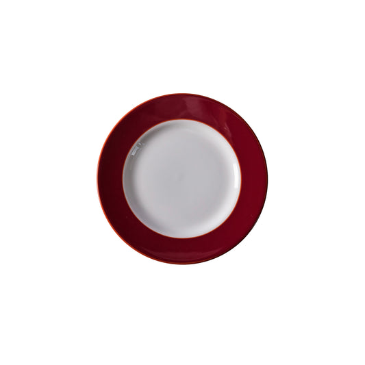 Raspberry fine bone china side plate