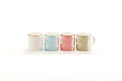 Pair of classic fine bone china mugs