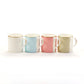 Mixed set of four classic fine bone china mugs