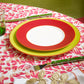 Raspberry fine bone china tableware set