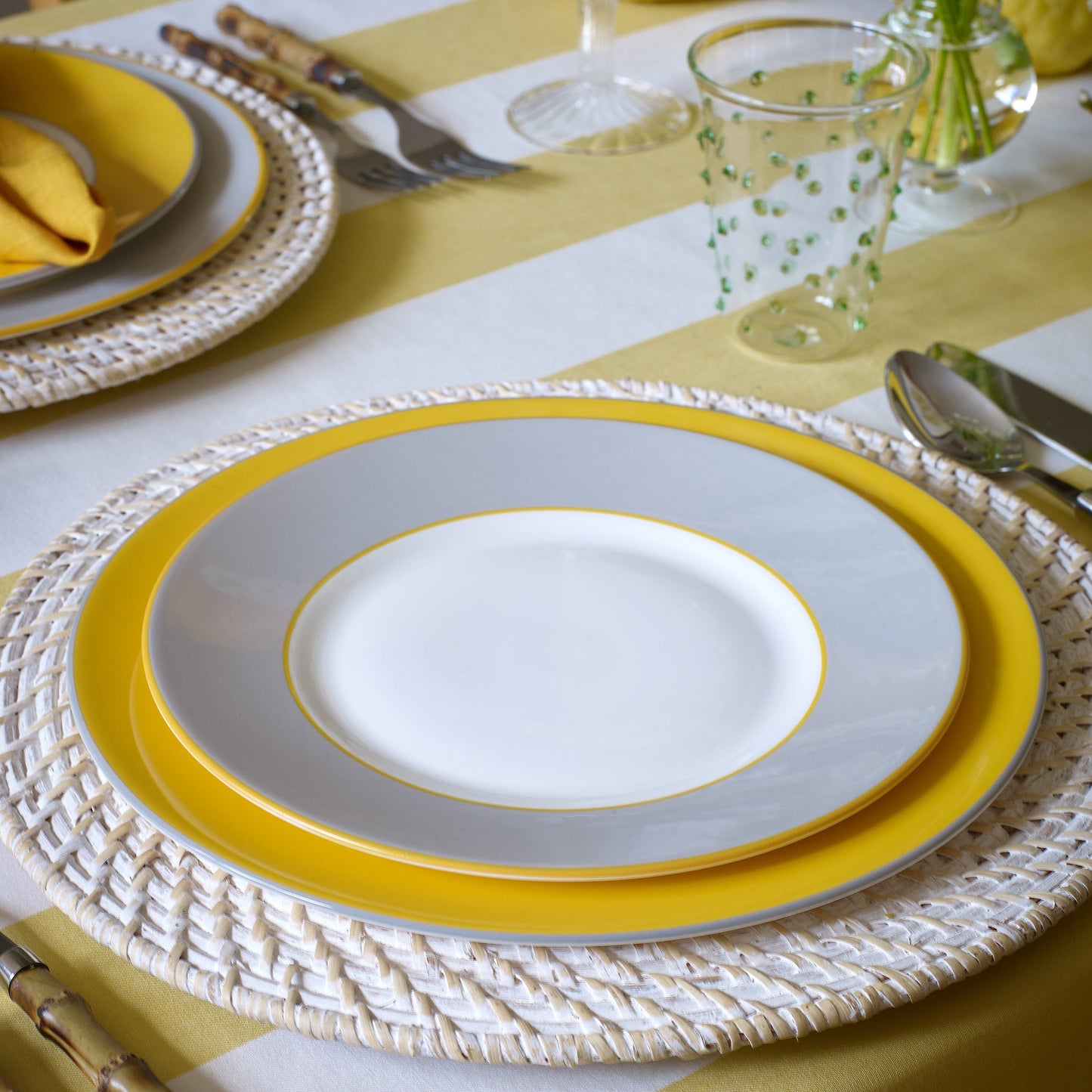 Mixed Six Kelling fine bone china pudding plates