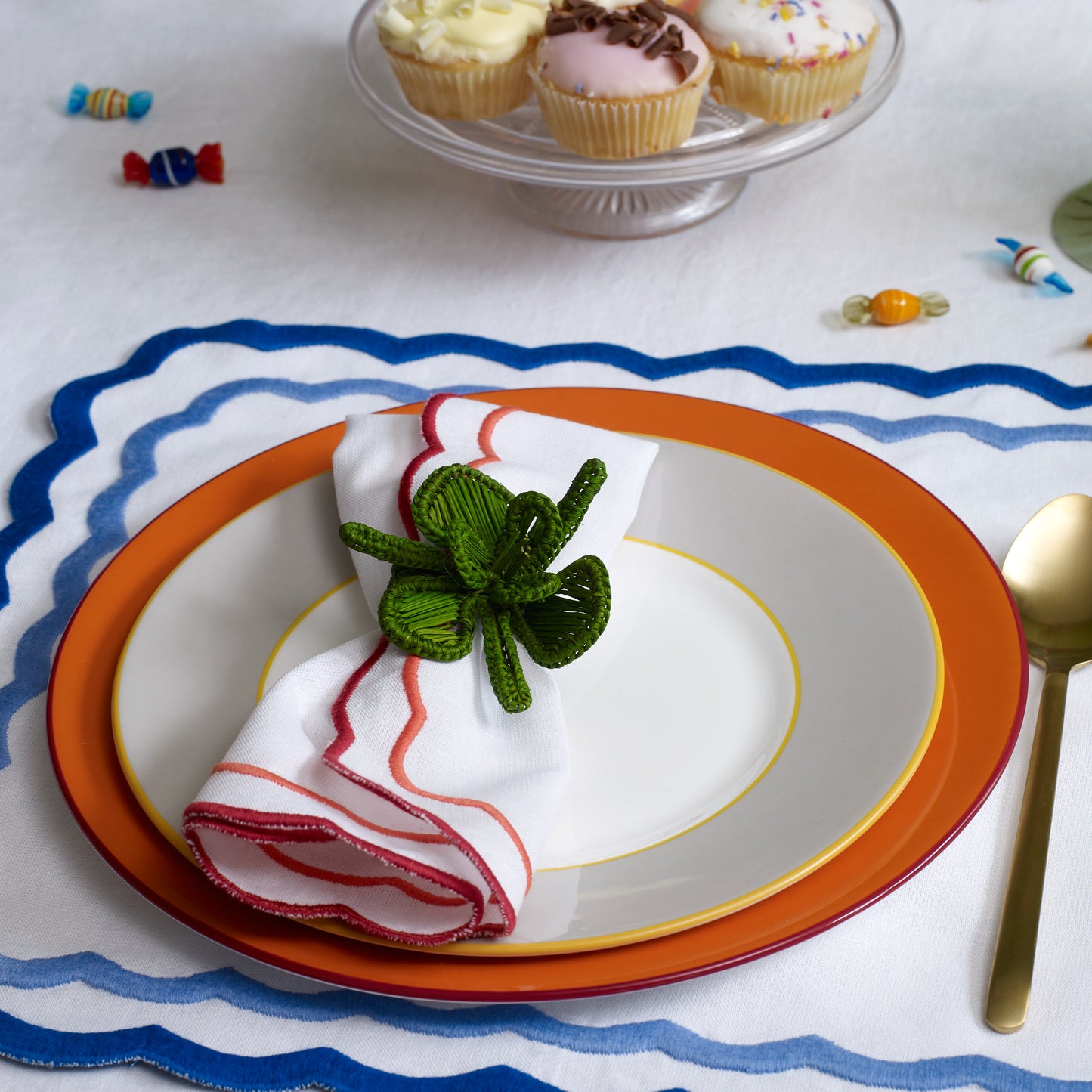 Smoke fine bone china pudding plate