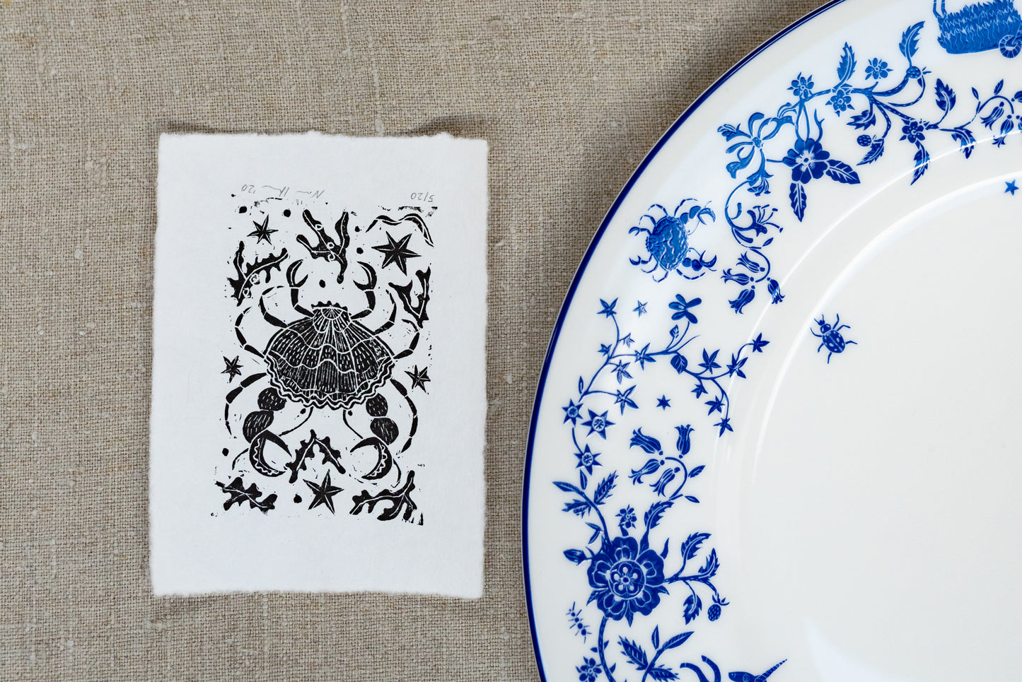 Millefleur fine bone china dinner plate