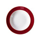 Raspberry fine bone china soup bowl