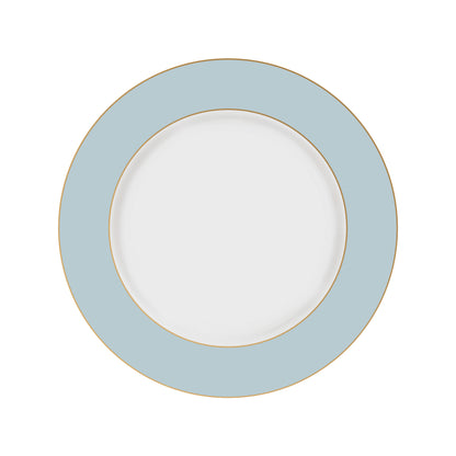 Sky Blue fine bone china dinner plate