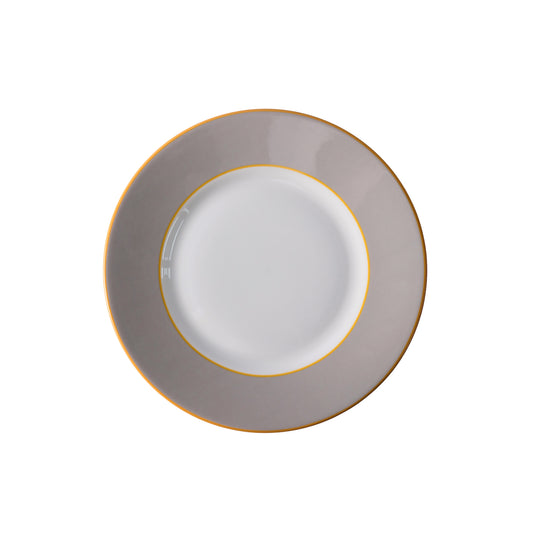 Smoke fine bone china pudding plate