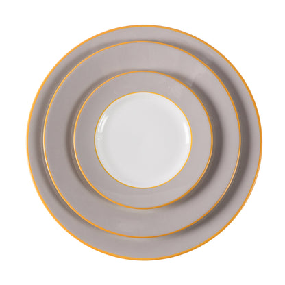 Smoke fine bone china dinner plate