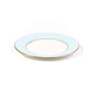 Sky Blue fine bone china pudding plate