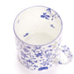 Set of six Millefleur fine bone china mugs