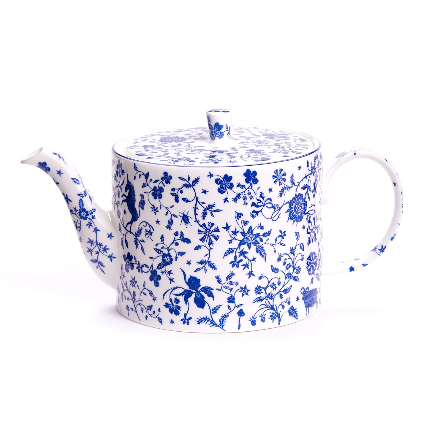 Millefleur fine bone china teapot